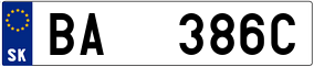 Truck License Plate